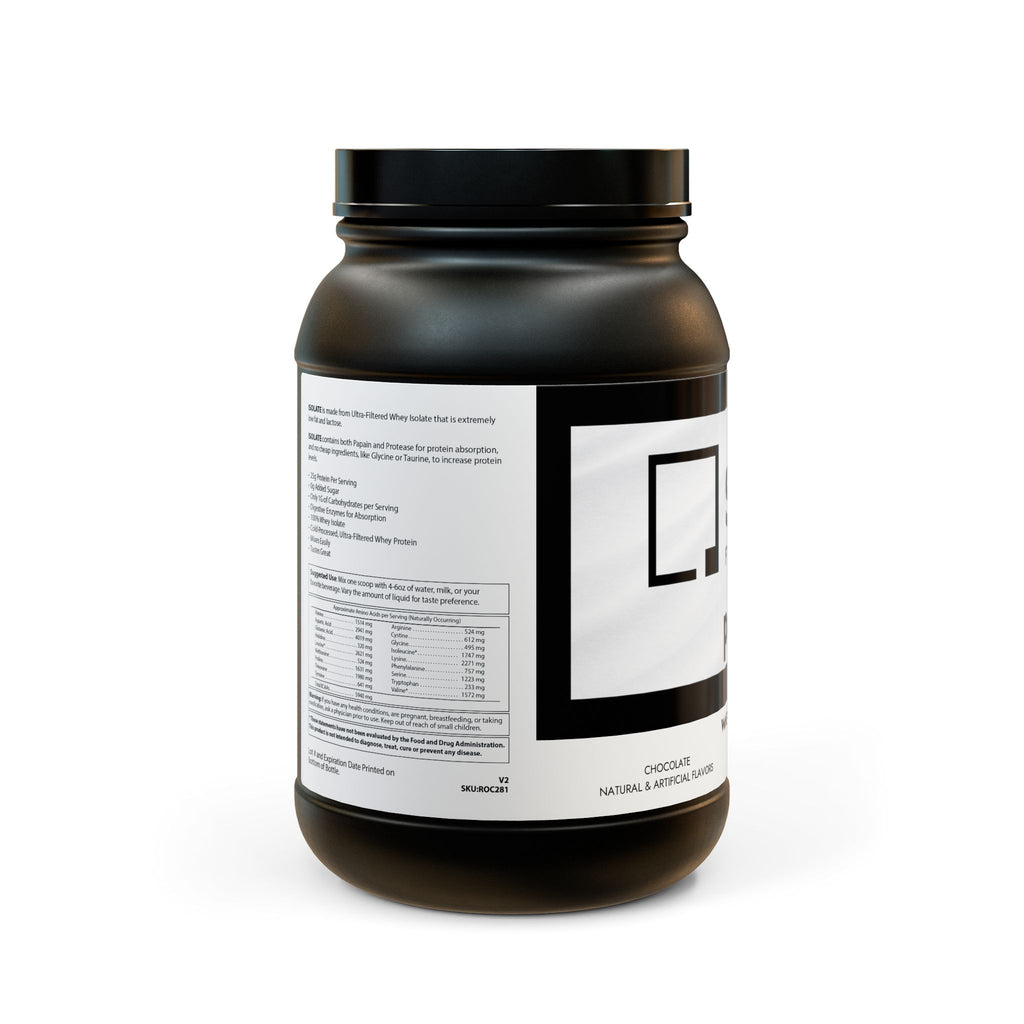 protein | chocolate whey isolate protein supplement (907g, 2lb)