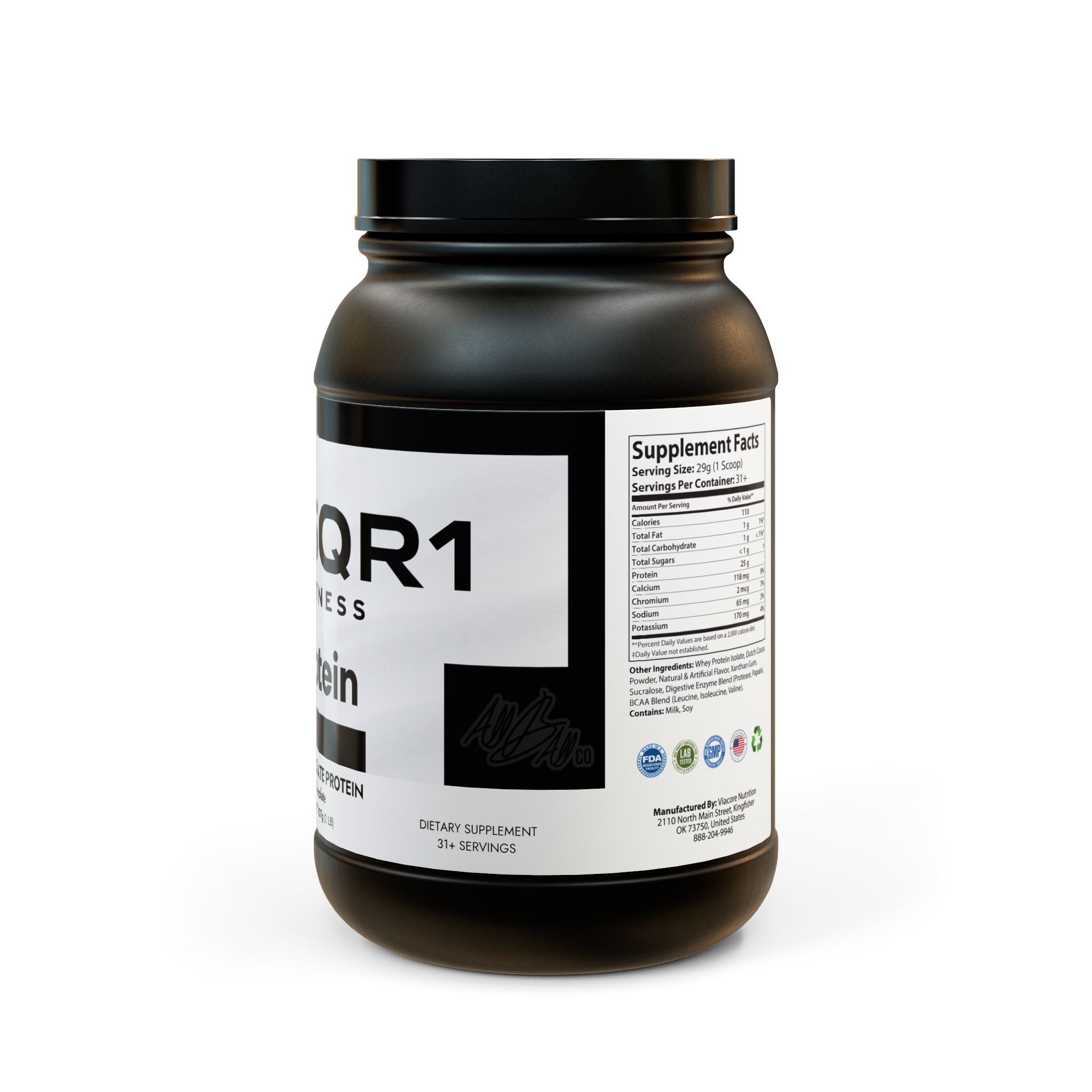 protein | chocolate whey isolate protein supplement (907g, 2lb)