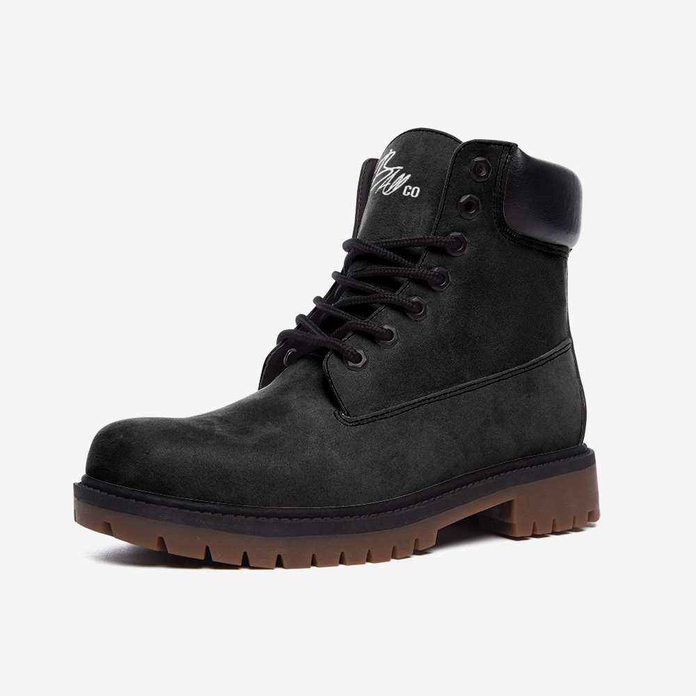 abc black low boot