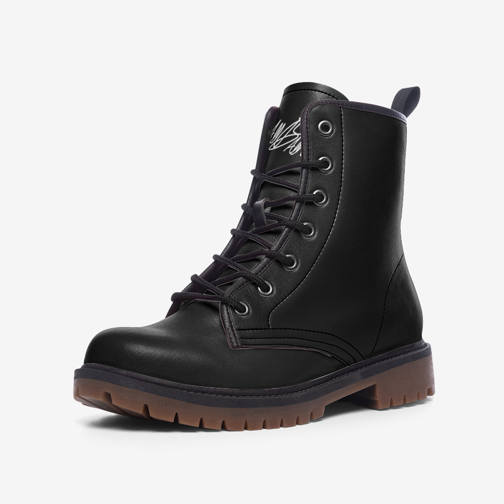 abc black high step boots