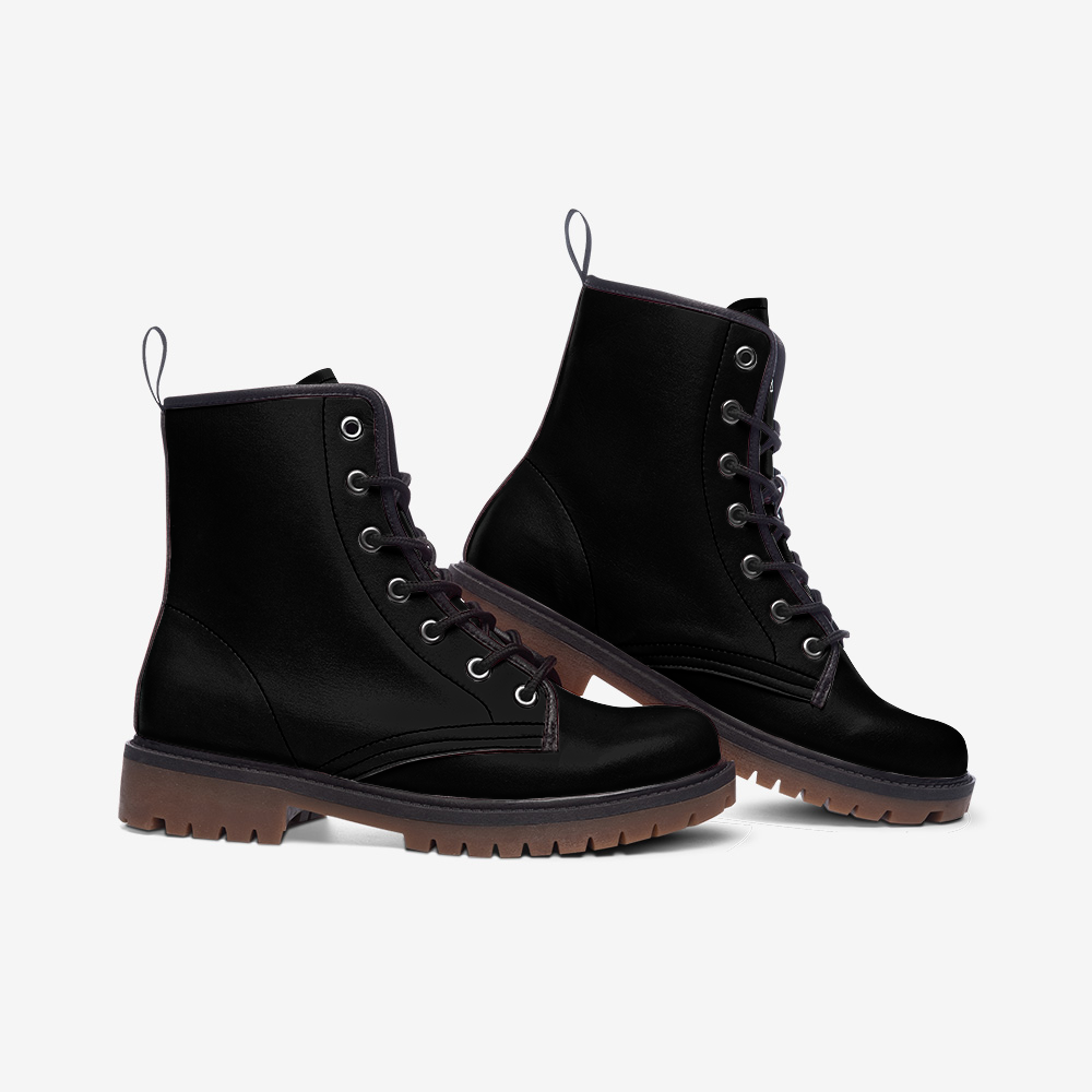 abc black high step boots