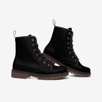 abc black high step boots