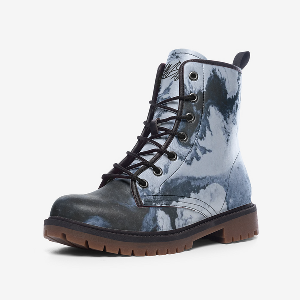 abc bw marble high step boots
