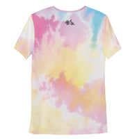 abc tie dye athletic tee