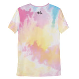 abc tie dye athletic tee