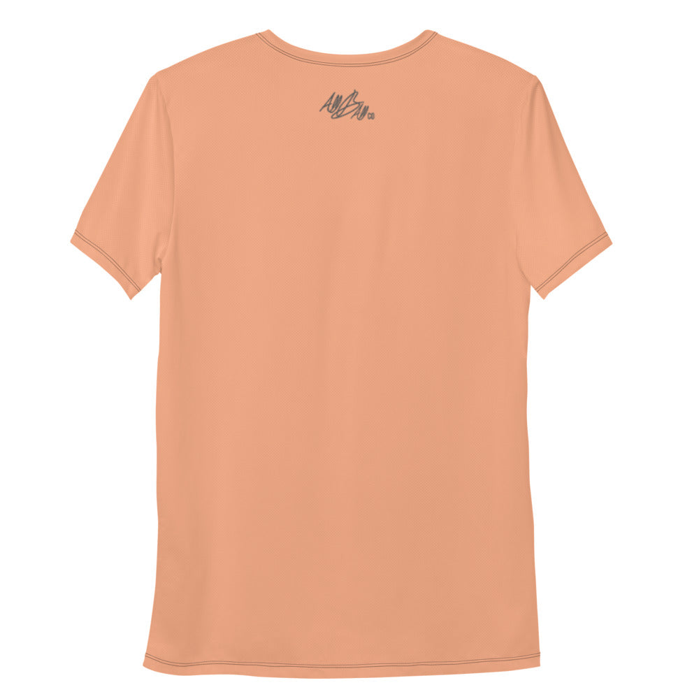 abc classic athletic tee 'coral'