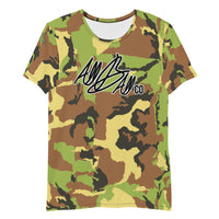 abc camo athletic tee