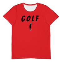 golf guy original athletic tee 'red'