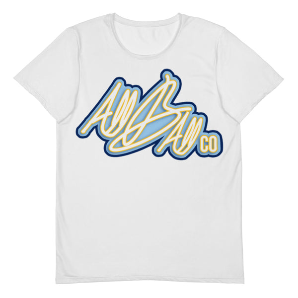 abc logo athletic tee