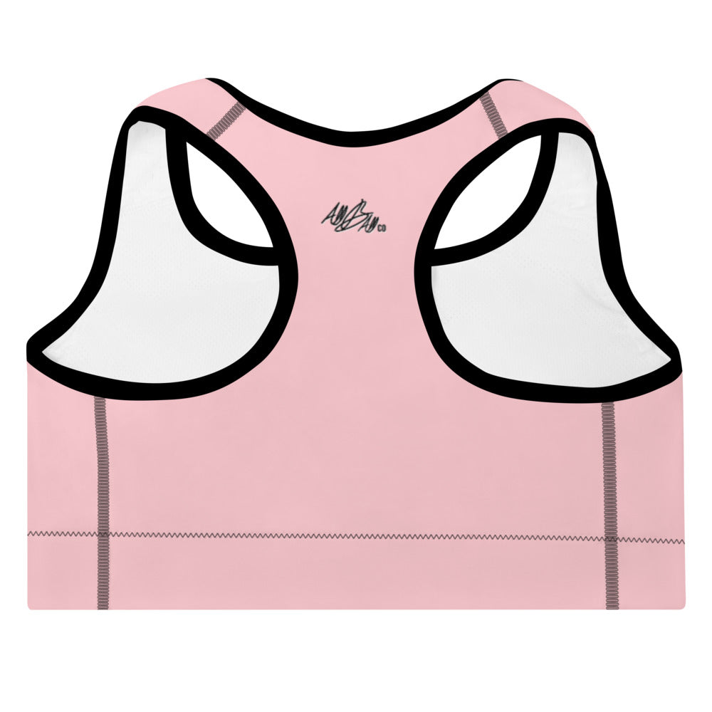 abc sports bra 'pink'