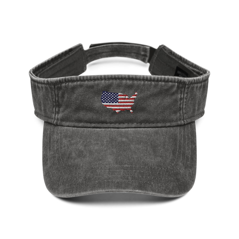 abc usa vintage visor