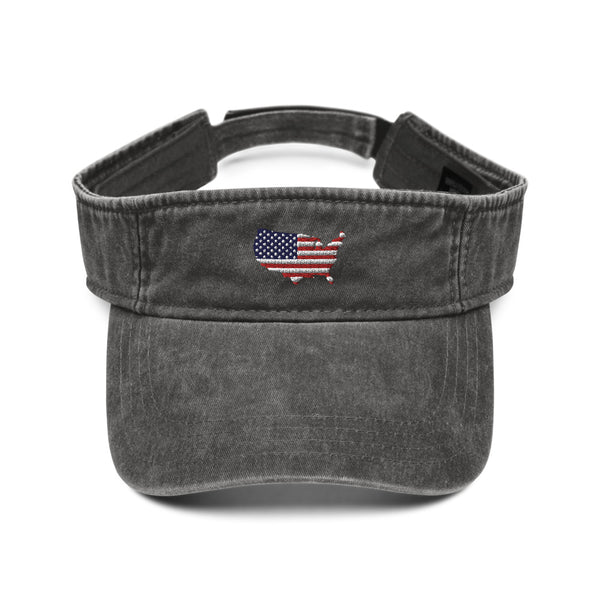 abc usa vintage visor