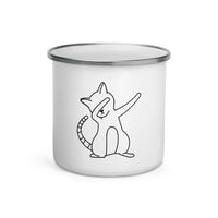 abc dabbin cat mug