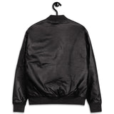 Leather Bomber Jacket