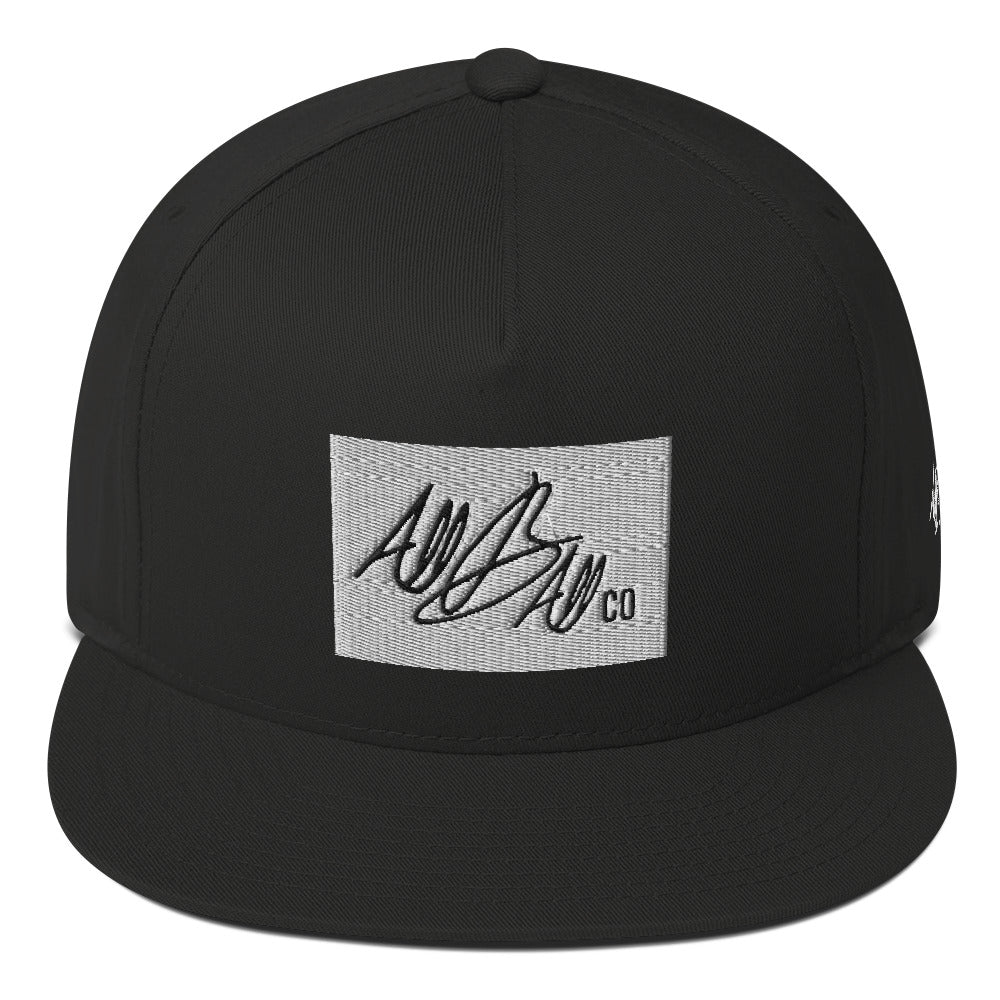 abc square flat cap