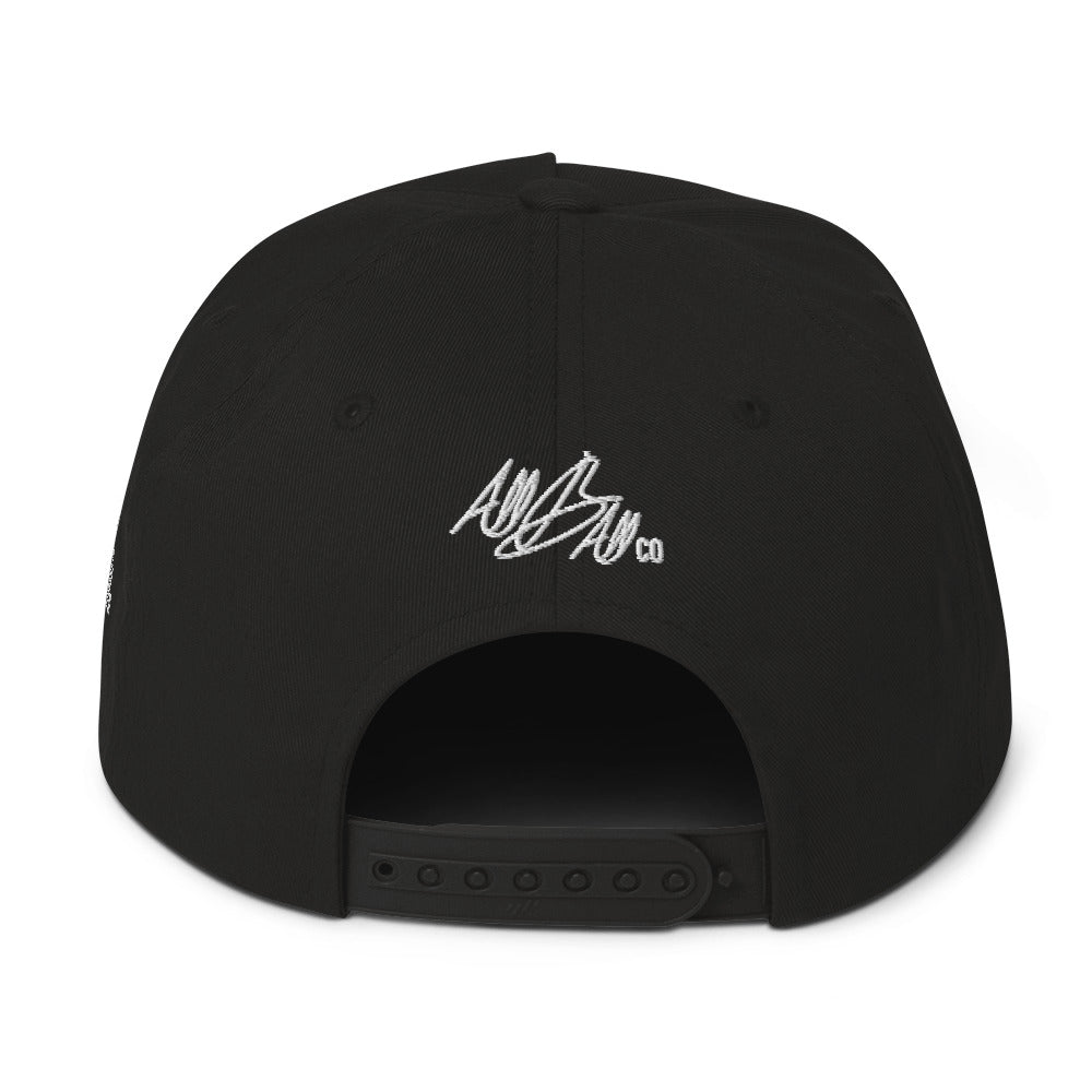 abc square flat cap