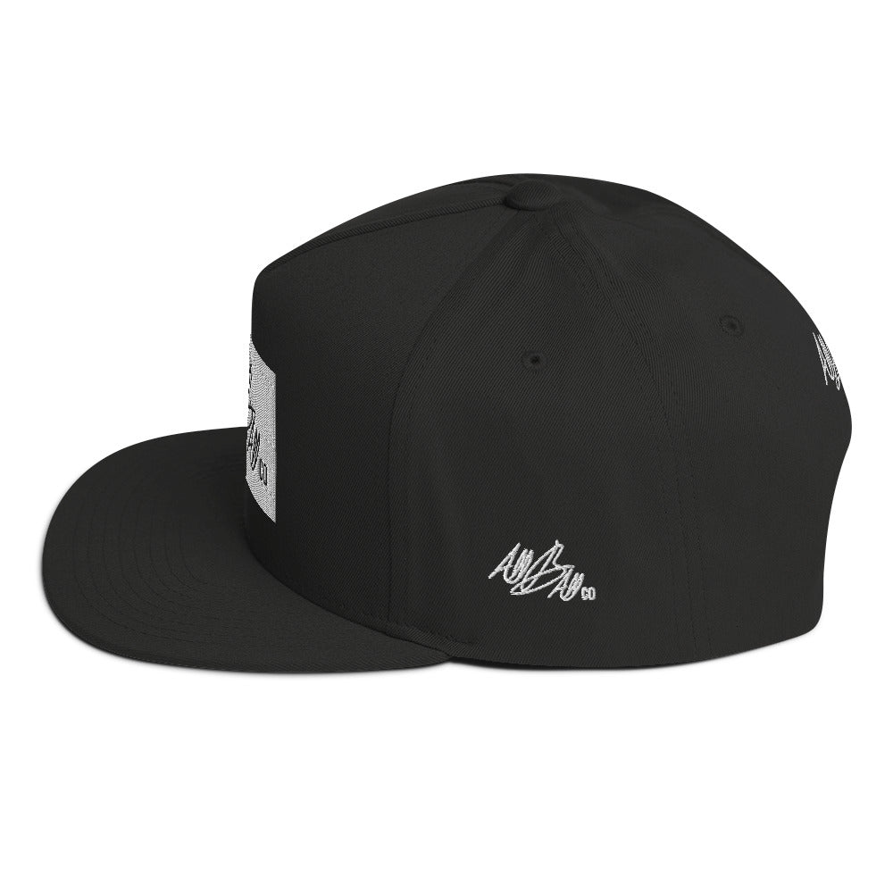 abc square flat cap