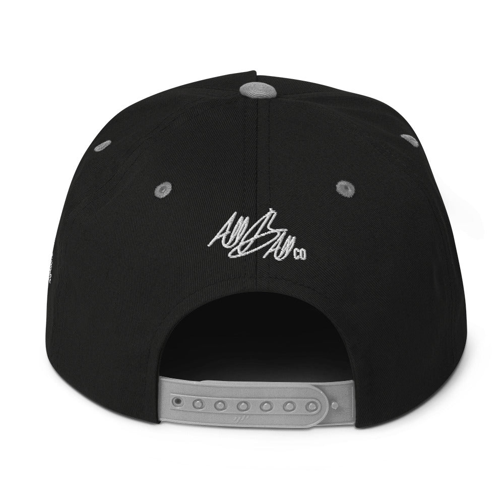abc square flat cap