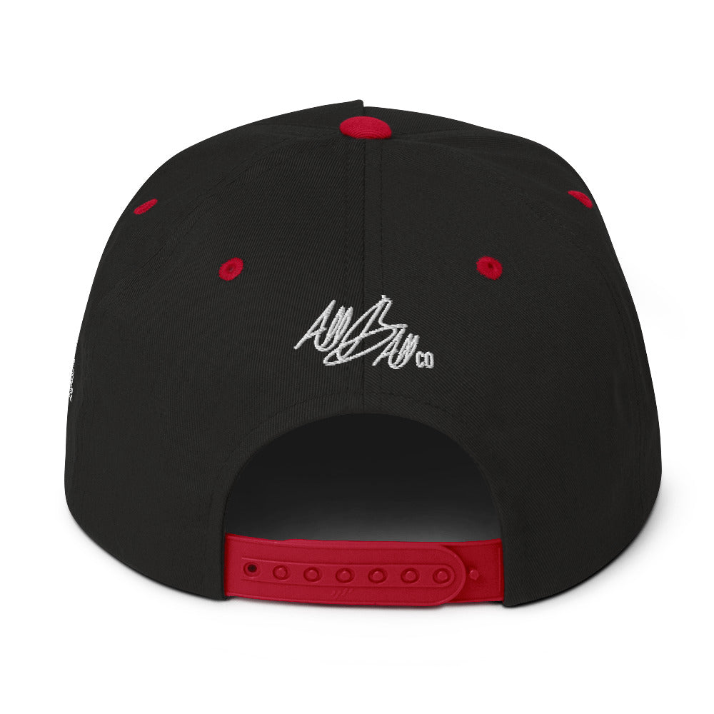 abc square flat cap