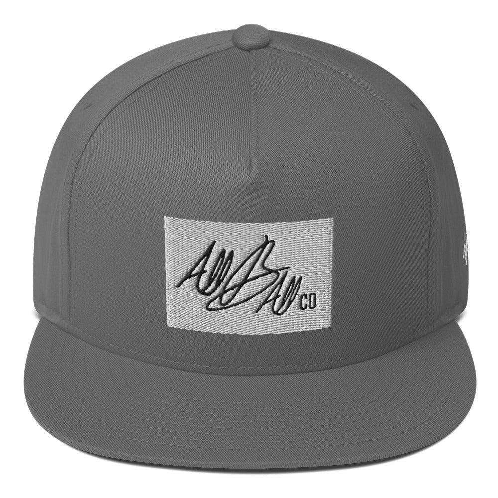 abc square flat cap