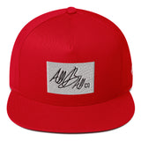 abc square flat cap