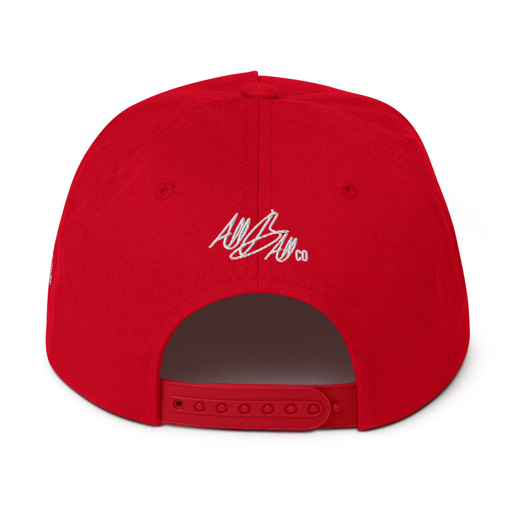 abc square flat cap