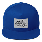 abc square flat cap