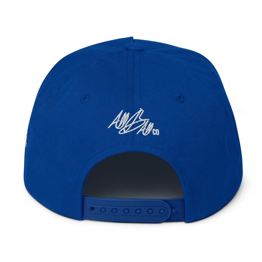 abc square flat cap