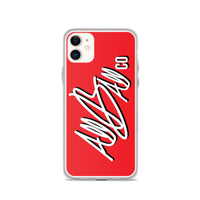 abc classic iphone case 'red'