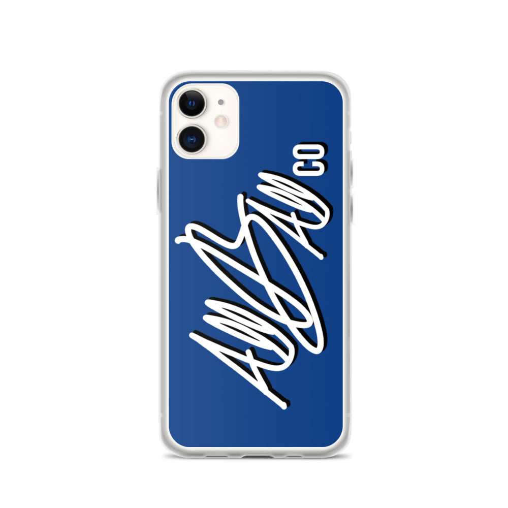 abc blue iphone case