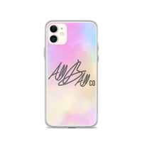 abc cotton candy iphone case