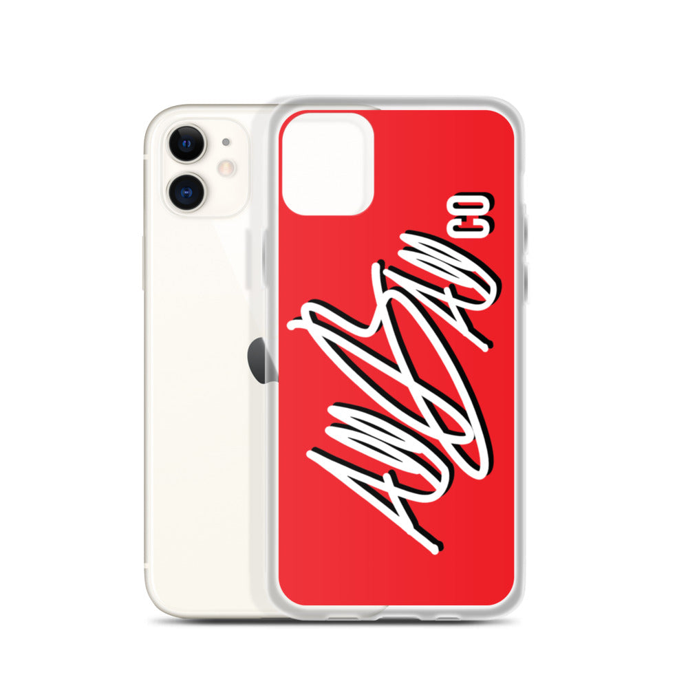 abc classic iphone case 'red'