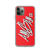 abc classic iphone case 'red'