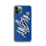 abc blue iphone case