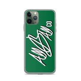 abc classic iphone case 'green'