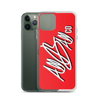 abc classic iphone case 'red'