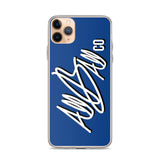 abc blue iphone case