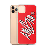abc classic iphone case 'red'