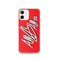 abc classic iphone case 'red'