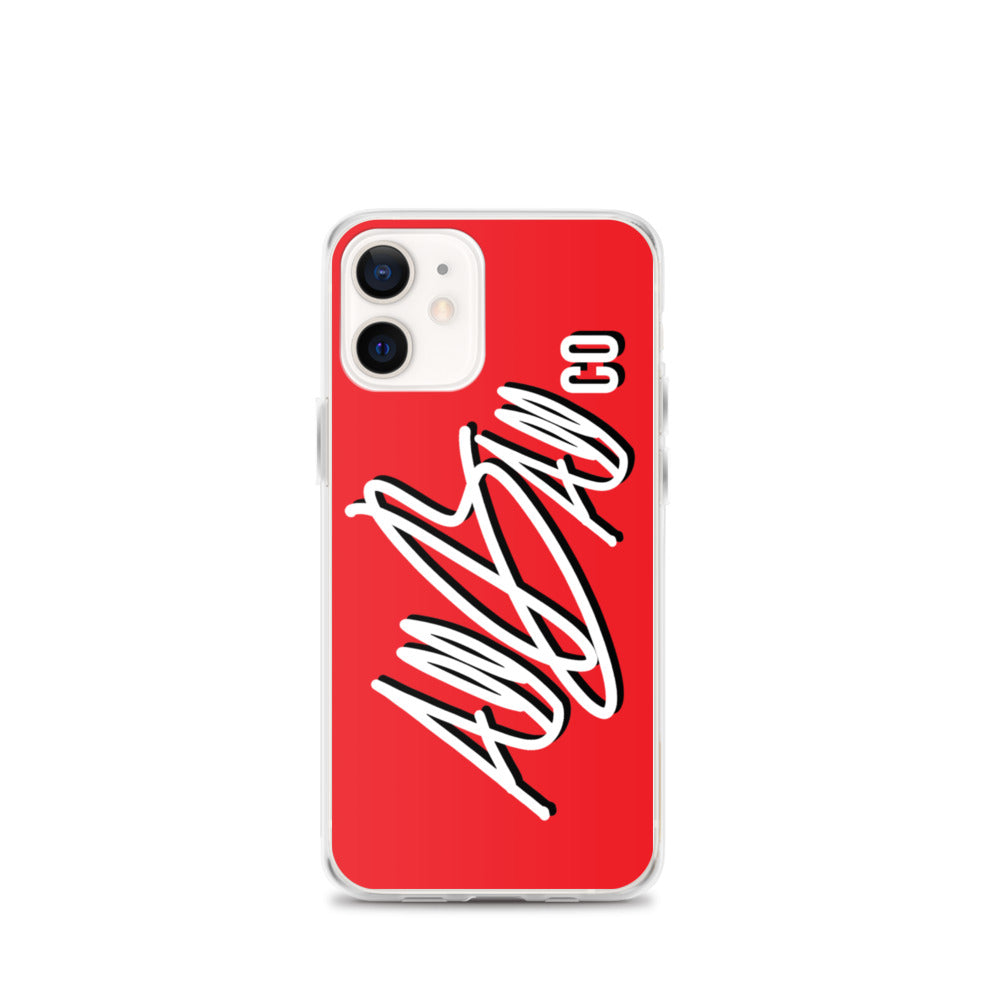 abc classic iphone case 'red'