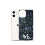 abc purple leaf iphone case