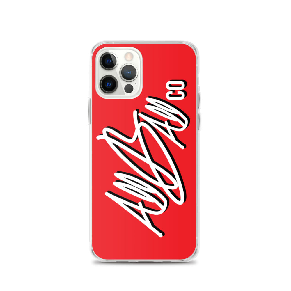 abc classic iphone case 'red'