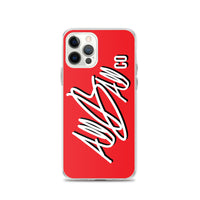abc classic iphone case 'red'