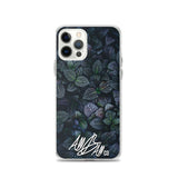 abc purple leaf iphone case
