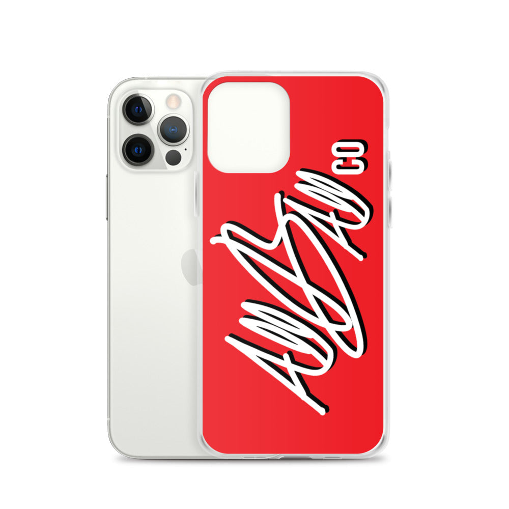 abc classic iphone case 'red'