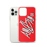 abc classic iphone case 'red'