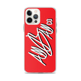 abc classic iphone case 'red'
