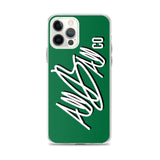 abc classic iphone case 'green'