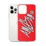 abc classic iphone case 'red'