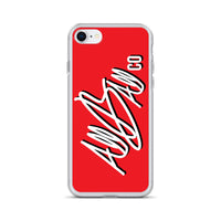 abc classic iphone case 'red'